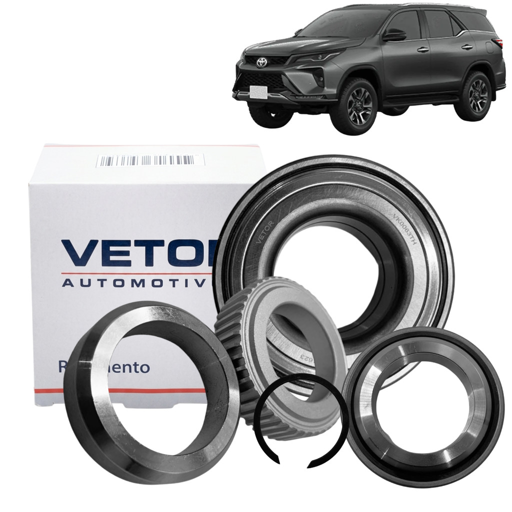Kit rolamento rolete roda traseira Hilux SW4 2010 a 2015