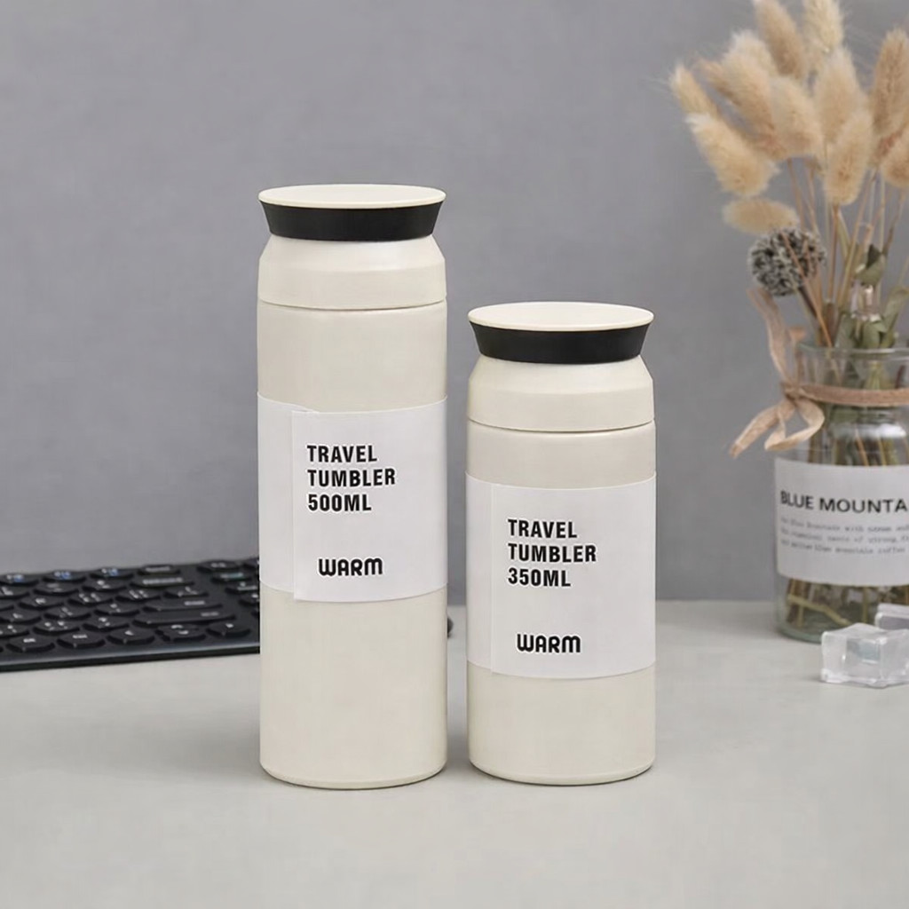 Garrafa Térmica Inox 500ml Copo Térmico Portátil a Vácuo Antivazamento Várias Cores BOSCO