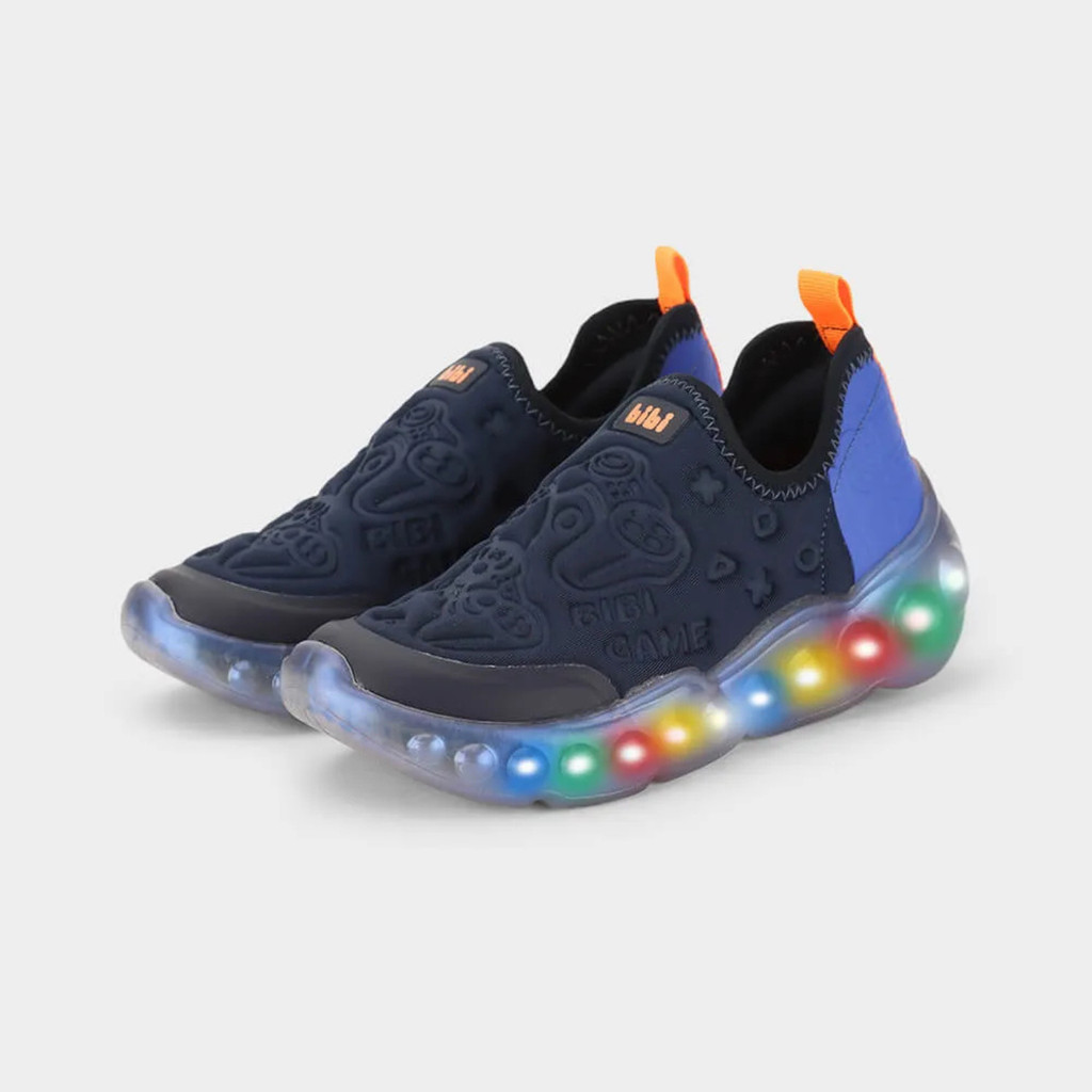 Tênis Infantil Menino Calce Facil Com Luz De Led Roller Celebration 3.0 Bibi