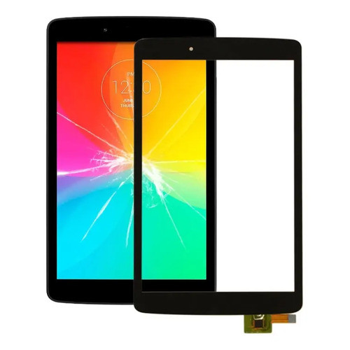 Painel De Toque Preto Para LG G Pad F 8.0 V480 V490