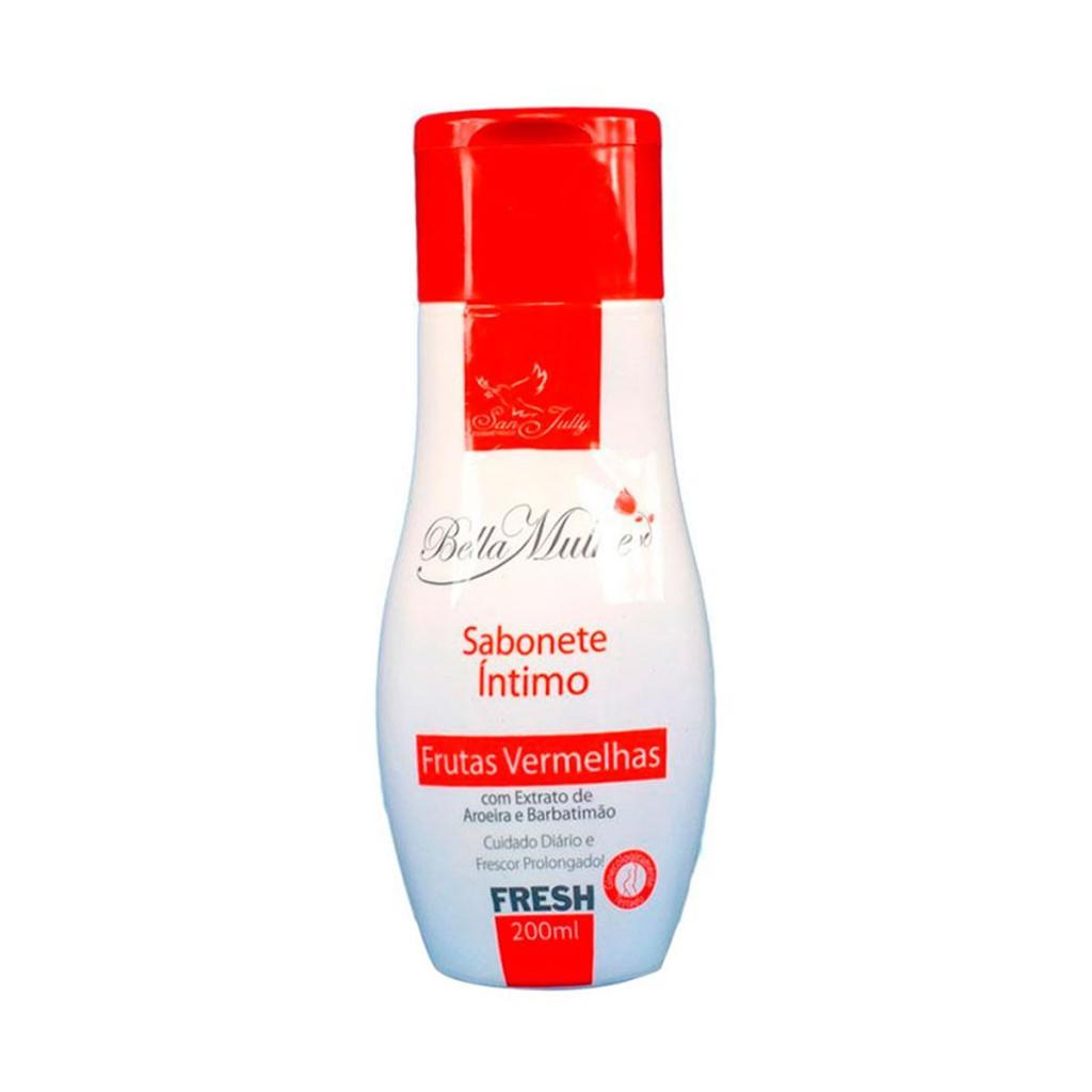Sabonete íntimo Bella Mulher de Frutas Vermelhas 200ml - San Jully