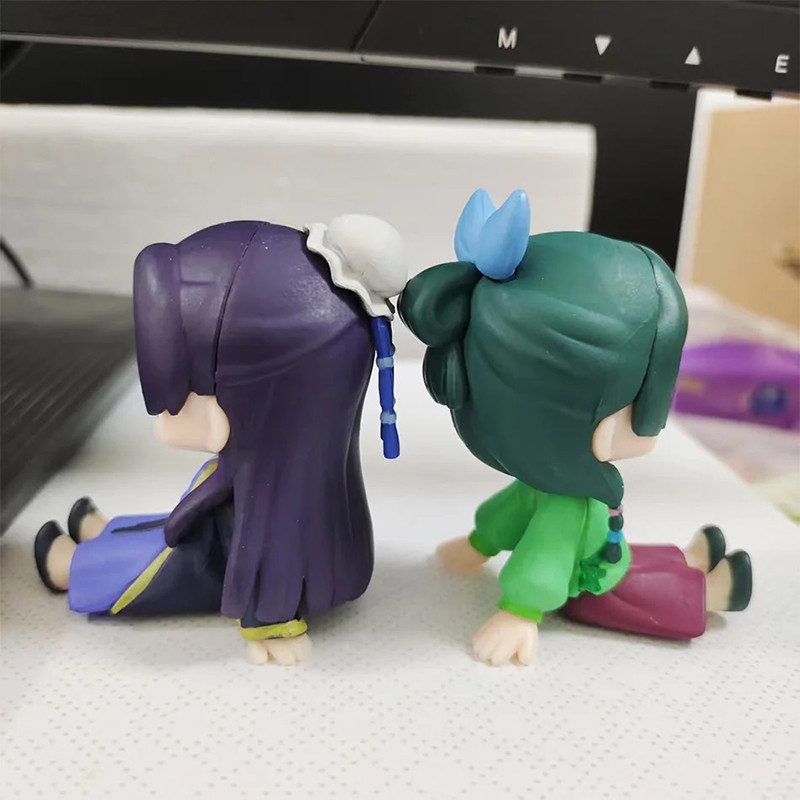 Detalhes do 6cm The Apothecary Diaries Maomao Jinshi Action Figure Boneca Noodle Stopper Toy