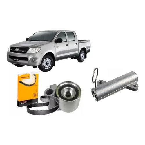 Kit Correia Damper Tensor Correia Dentada Hilux 3.0 05 A 16 Produtos novos Nf-e C/Nfe.