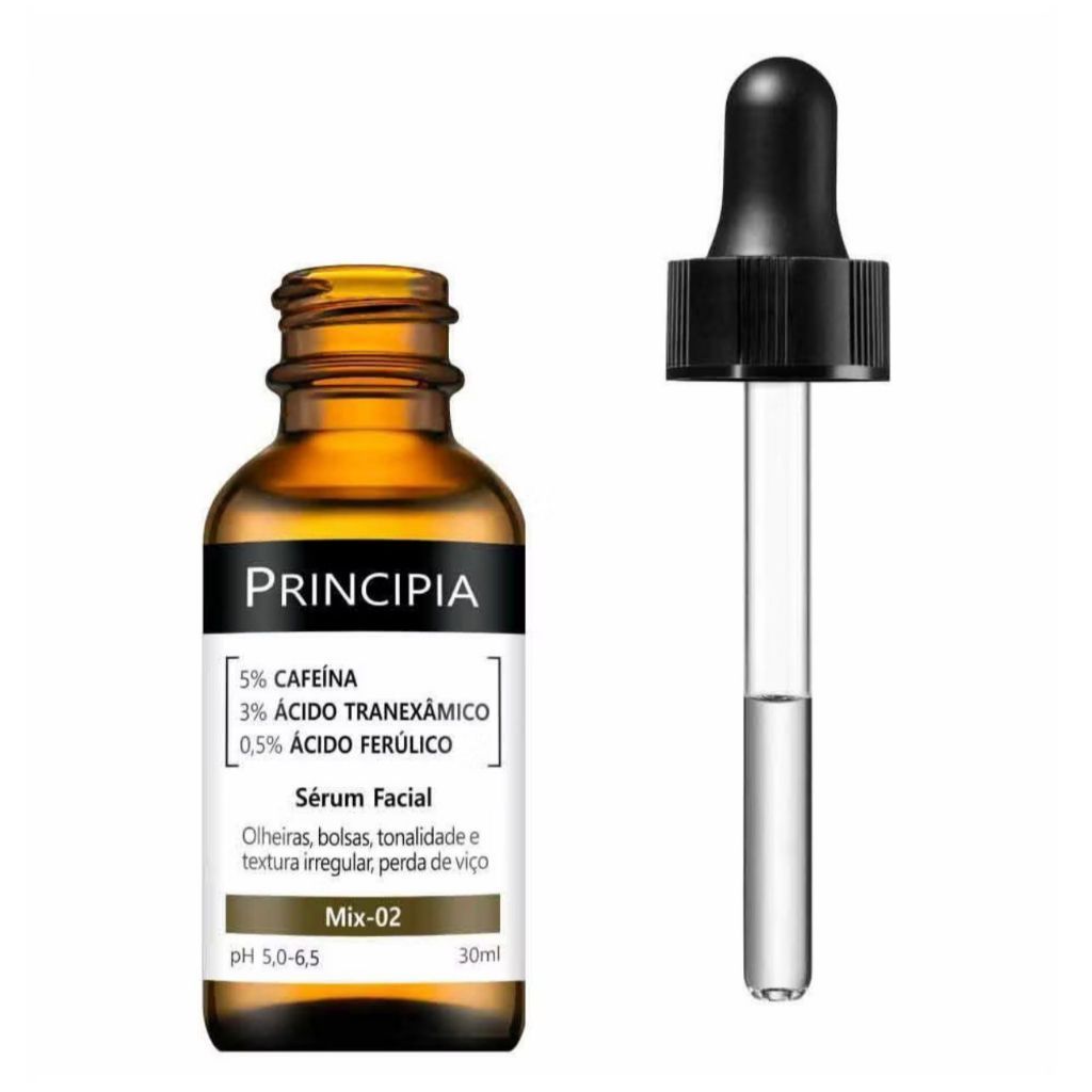 PRINCPIA sérum tem um efeito significativo em olheiras, bolsas sob os olhos e imperfeições.