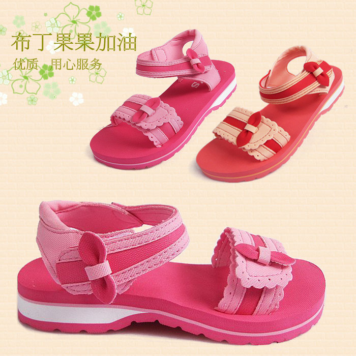 Sapatos vietnamitas genuínos Pingxian médio grande sapatos infantis verão arco sandálias infantis meninas sapatos praia 