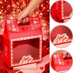 10 SACOLA COM VISOR 23X11X31 GRANDE LOVE YOU 4977 ( DIA DOS NAMORADOS JANGO 2026 ) OUTLET