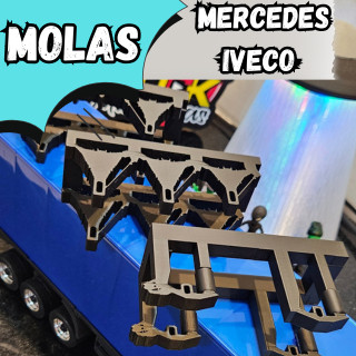 Feixe de Molas Arqueado Brinquedo Carreta Mercedes/Iveco