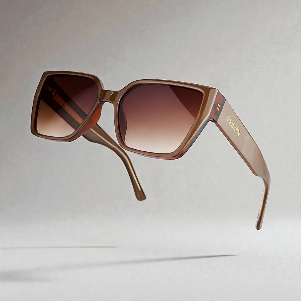 Óculos de Sol UV400 Feminino Quadrado Grande Anti-Reflexo Proteção UV Estilo Fashion Luxo