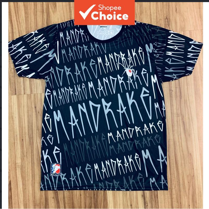  Camiseta Masculina Hip Hop MANDRAKE com Estampa de Grafite de Letras, Top Casual de Manga Curta com Gráfico de Aranha,