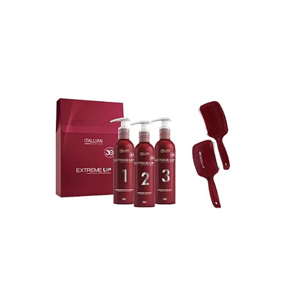 Extreme Up Itallian Hairtech + Brinde Escova Anti Quebra | Reconstrução Capilar Profunda em Oferta na Shopee