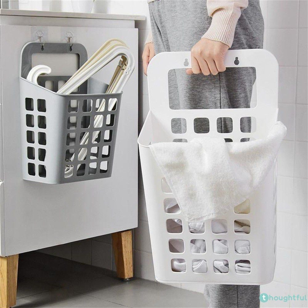 Cesto De Roupa Suja De Parede, Organizador, Suporte Para Cesto De Roupas Sujas, Tampa Para Quarto Infantil E Sala