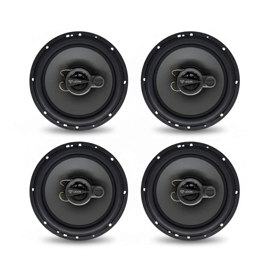Kit de Alto Falantes Leson LD6-TX 6" Pol 140W RMS (cada) Triaxial Frequência 37Hz a 20kHz