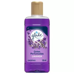 Odorizador de Ambiente Glade Gotas Perfumadas Lavanda Frasco 120ml