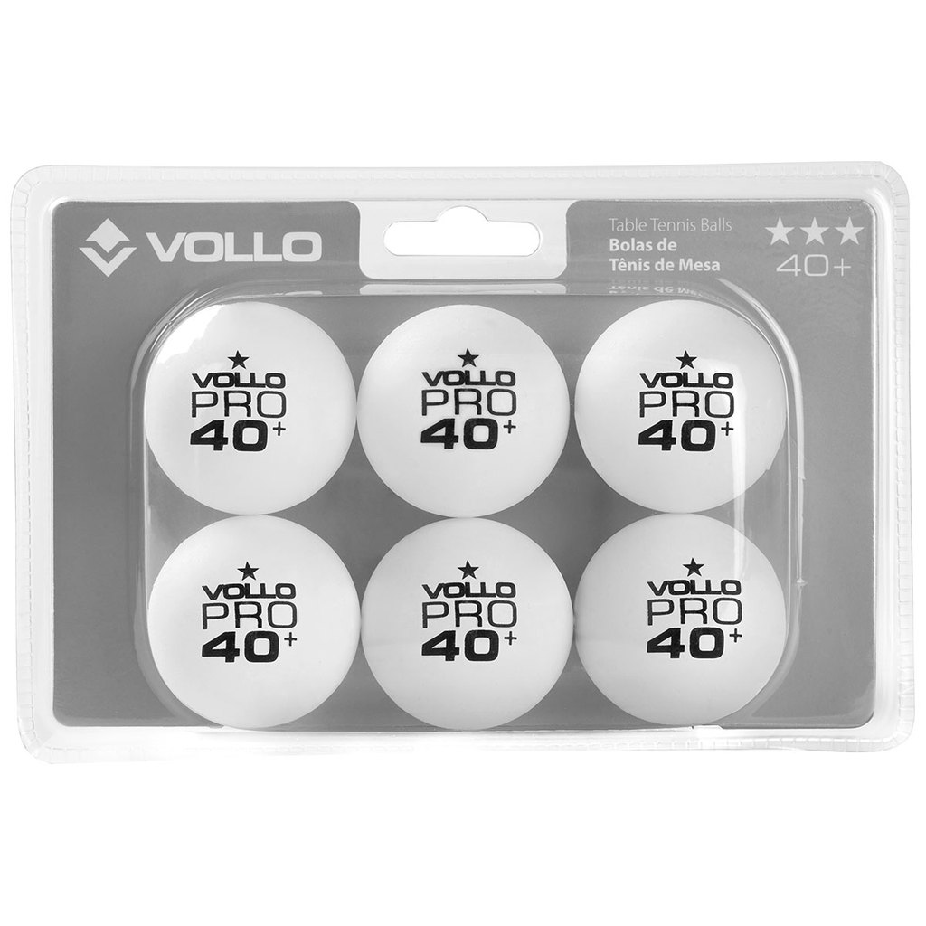 Kit 6 Bolas Tênis de Mesa 3 Estrelas Vollo Original em Oferta na Shopee