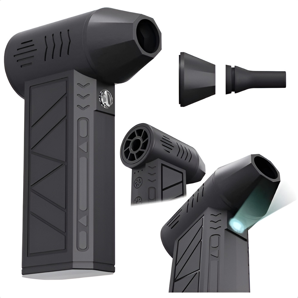 Mini Ventilador Soprador De Ar Turbo Jato 130000 Rpm Sem Fio em Oferta na Shopee