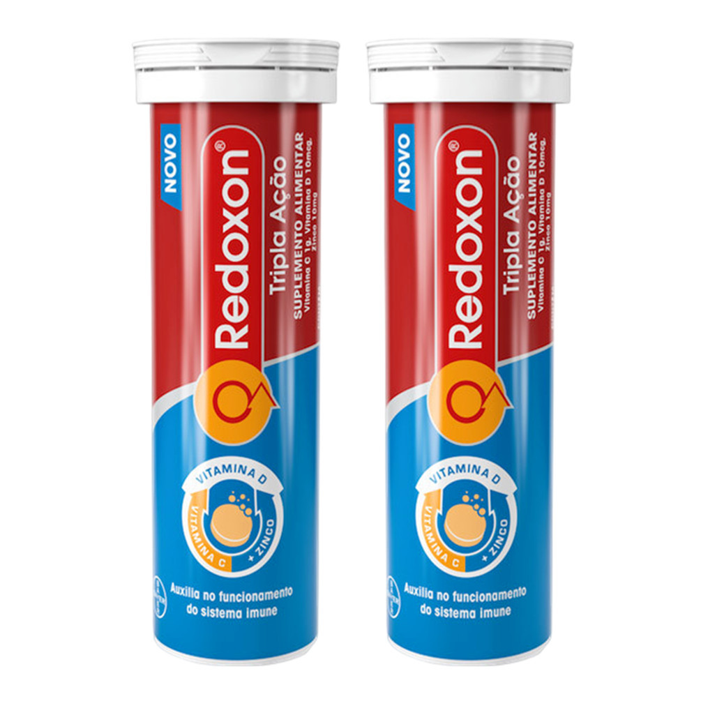 Vitamina C+D e Zinco Tripla Ação C/20 Efervescentes Redoxon