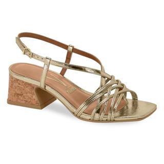 Sandália Vizzano Salto Grosso Feminino em Oferta na Shopee