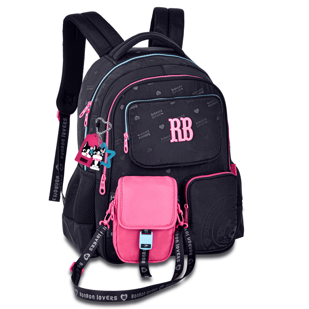 Mochila de Costas 2 Em 1 Urban Mix Rebecca Bonbon Nova Coleção em Oferta na Shopee