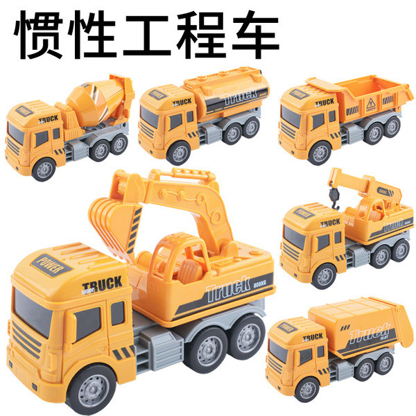 brinquedos de menino Crianças veículo de engenharia inercial brinquedos modelo simulação escavadeira meninos brinquedos