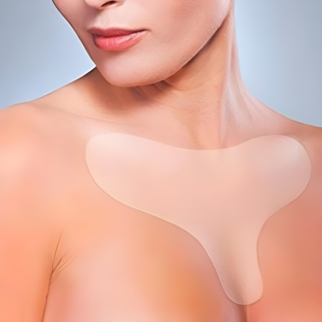 Anti Rugas Decote Colo Silicone Adesivo Estimulador de Colágeno Natural para Colo Marcas dos Seios