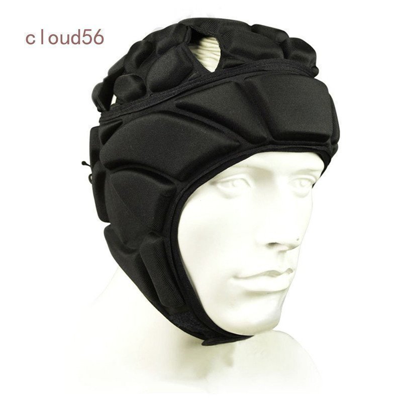 BH Capacete De Goleiro Ajustável Esportes Futebol Rugby Protetor De Cabeça Chapéu