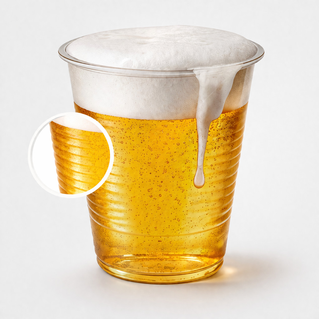 Copo Descartável 200ml Transparente PS | 100 / 200 / 500 / 1000 Un. | Festa, Eventos, Escritório