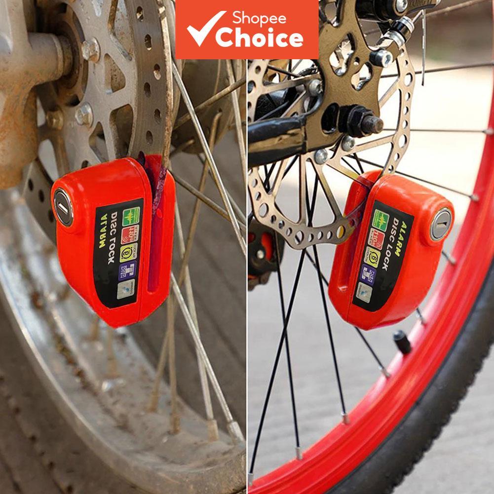 Cadeado De Segurança Antifurto À Prova D'água Para Alarme De Motocicleta Com Alerta Bicicleta