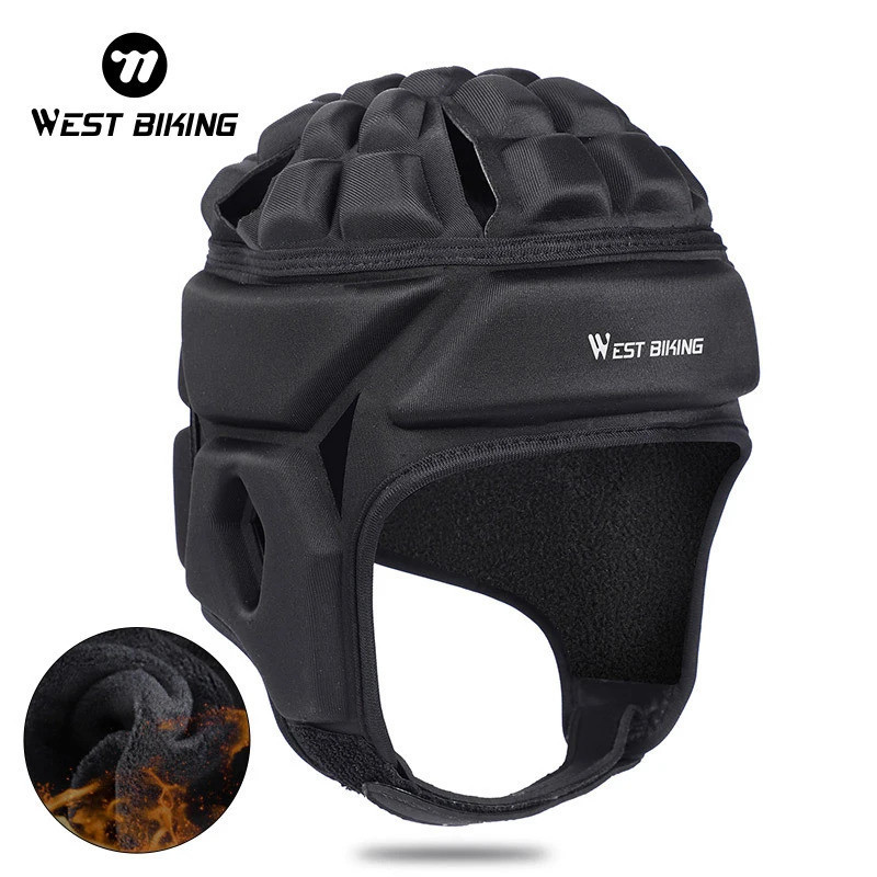 Capacete Térmico de Inverno para Goleiro de Ciclismo, Futebol, Rugby, Esportes, Boné de Scrum, Protetor de Cabeça para G