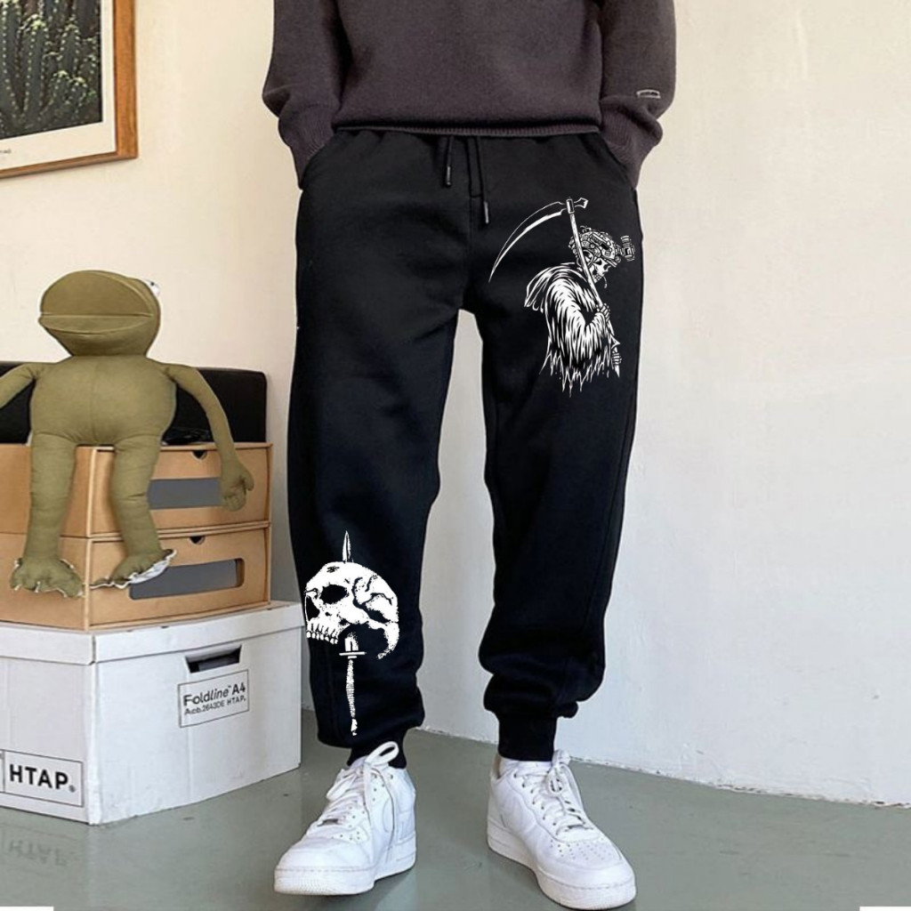 Calça Moletom Moda Masculina Lançamento Estampada Tecido Flanelados Confortável