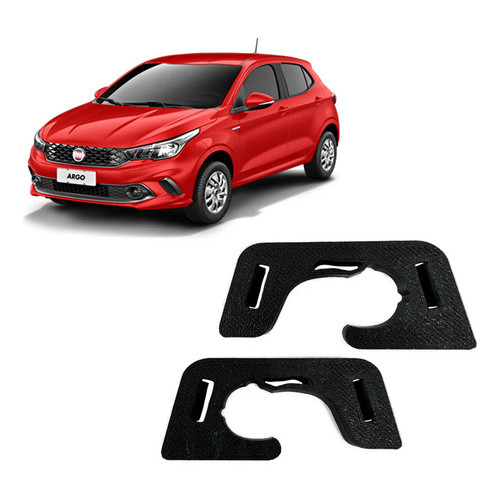 Suporte Reparo Tampão Som Pino Bagagito Fiat Argo 2017/2025 Preto