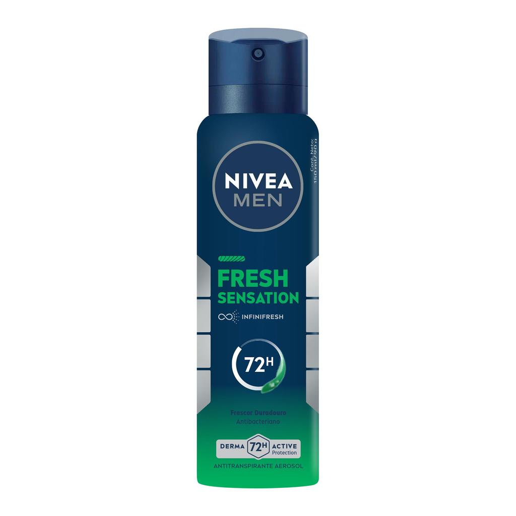 Desodorante Antitranspirante Aerossol NIVEA Fresh Sensation 150ml