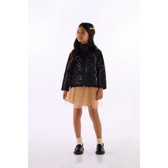 Jaqueta Menina Matelassê com Zíper Quimby