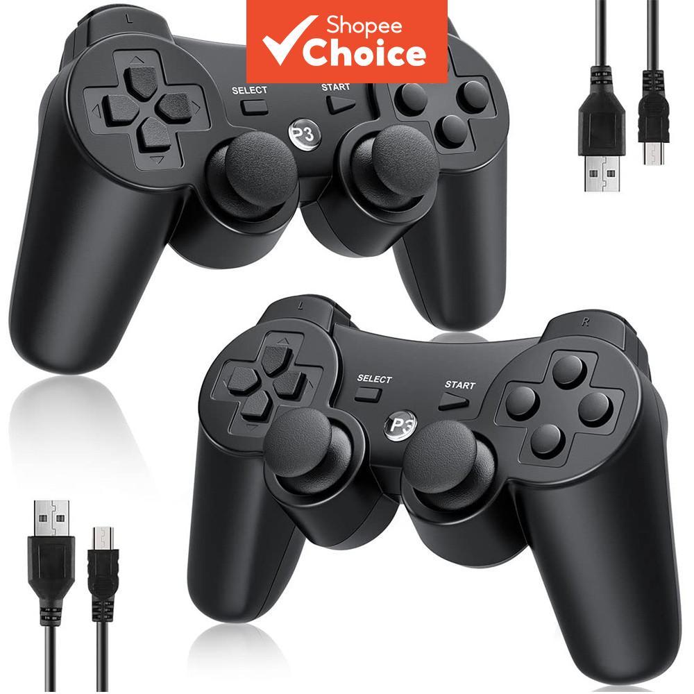 Controlador Bluetooth sem fio para o console PS3 da Sony, gamepad com joystick e vibração