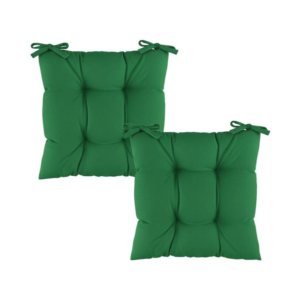 KIT 2 Assentos Para Cadeira Futon Cheio Para Pallet Banco Banqueta Com Fitas Para Amarrar 40x40 cm