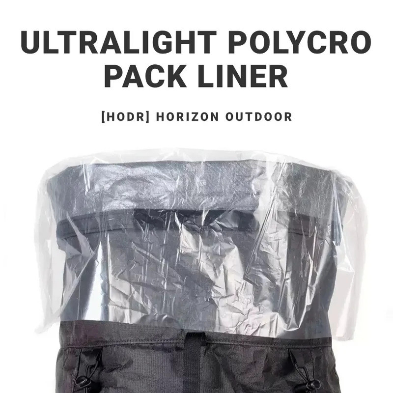 [HODR] Forro de Mochila Ultralight 14g Policro | Bolsa Seca Interna Impermeável e Antiodor para Trekking e Camping