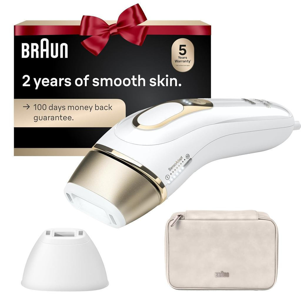 Adequado para Mulheres e Homens, Epilador a Laser IPL Doméstico Braun, SilkExpertPro5PL5137 com Lâmina Venus Cyclone, Re