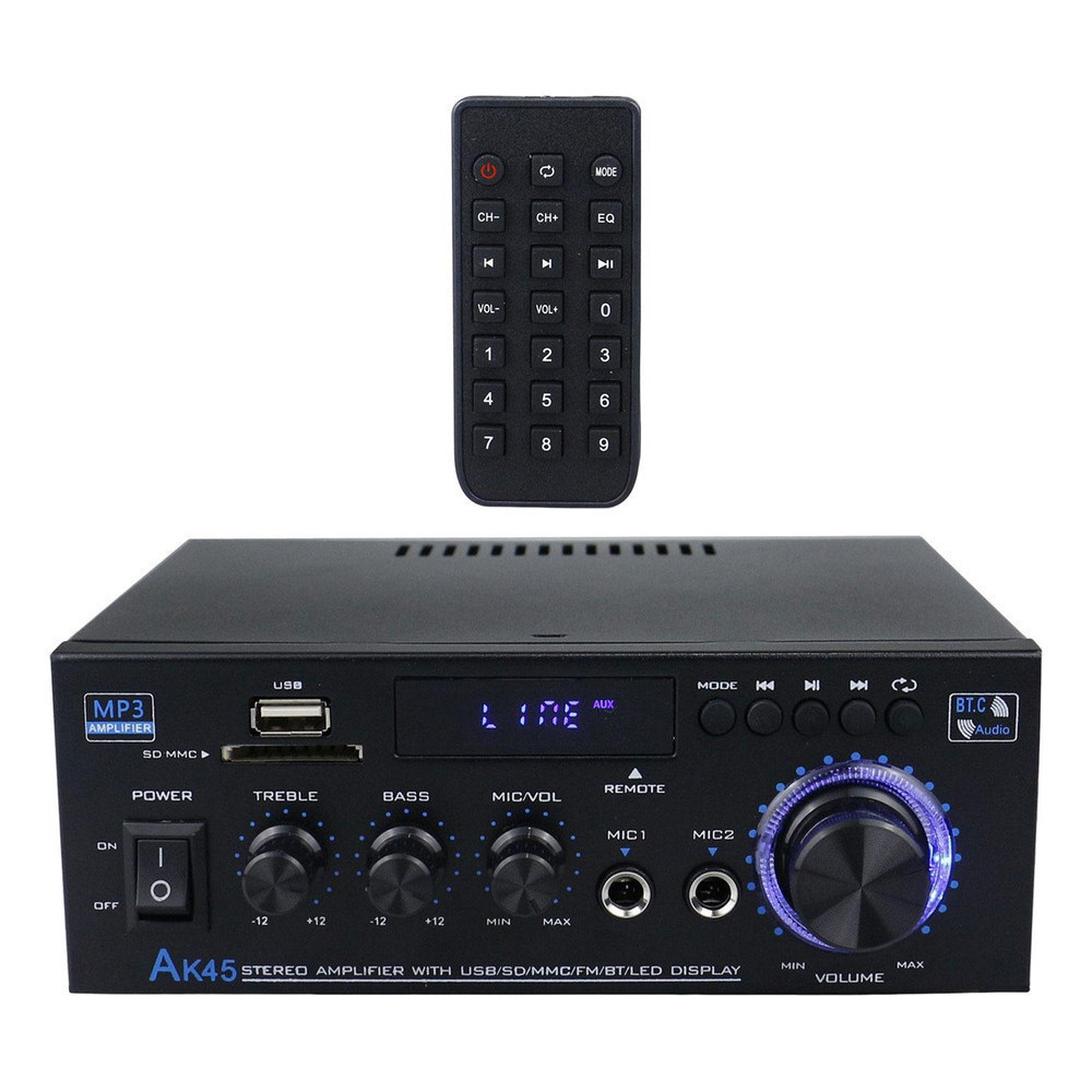 VD-AK45 Amplificador De Potência De á Microfone Amplificador De á HiFi ída 2*400w