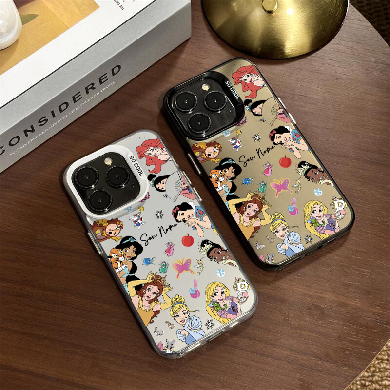 Capinha personalizada Com Nome Princesas Disney Para Samsung S20 S21 S23 FE S24 S25 Capa de celular anti impacto