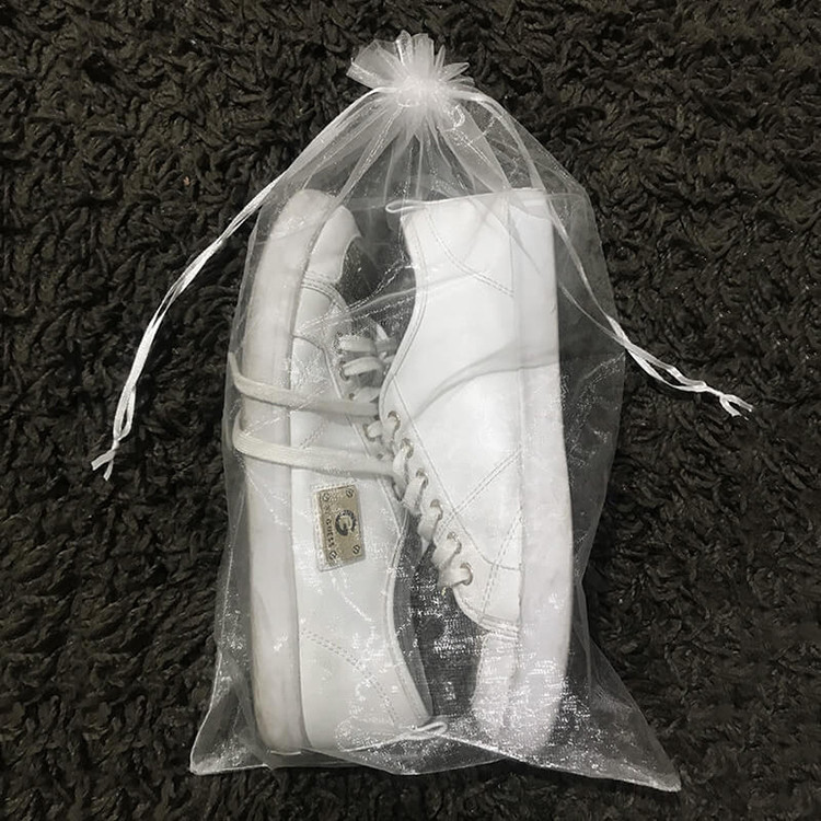 Saco de Organza Branco - 26 x 40 cm - 10 pecas - Branco