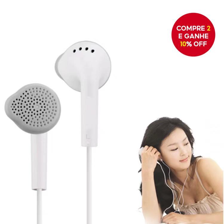 Fones de Ouvido Com Fio 3,5mm, Intra-Auriculares, Fones de Ouvido Estéreo, Fones de Ouvido Intra-Auriculares Com