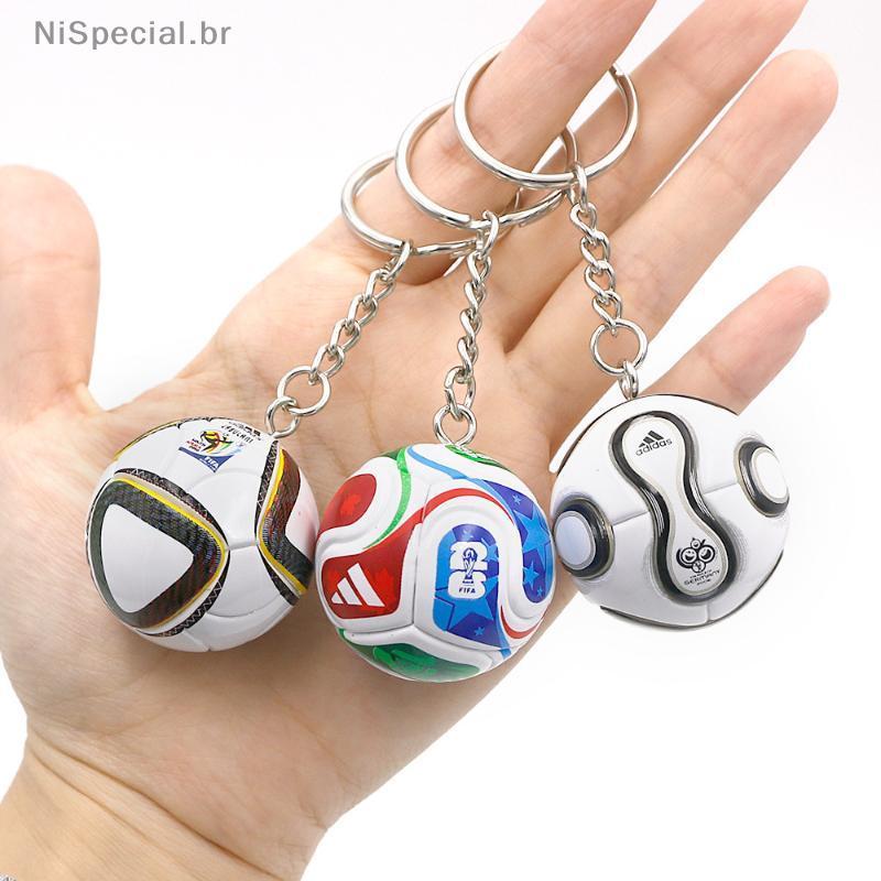 [Nis] 2026 Fãs Europeus Lembrança Chaveiro Couro 3D Futebol Homens Mulheres Bolsa Pingente Acessórios Presente Namorado em Oferta na Shopee