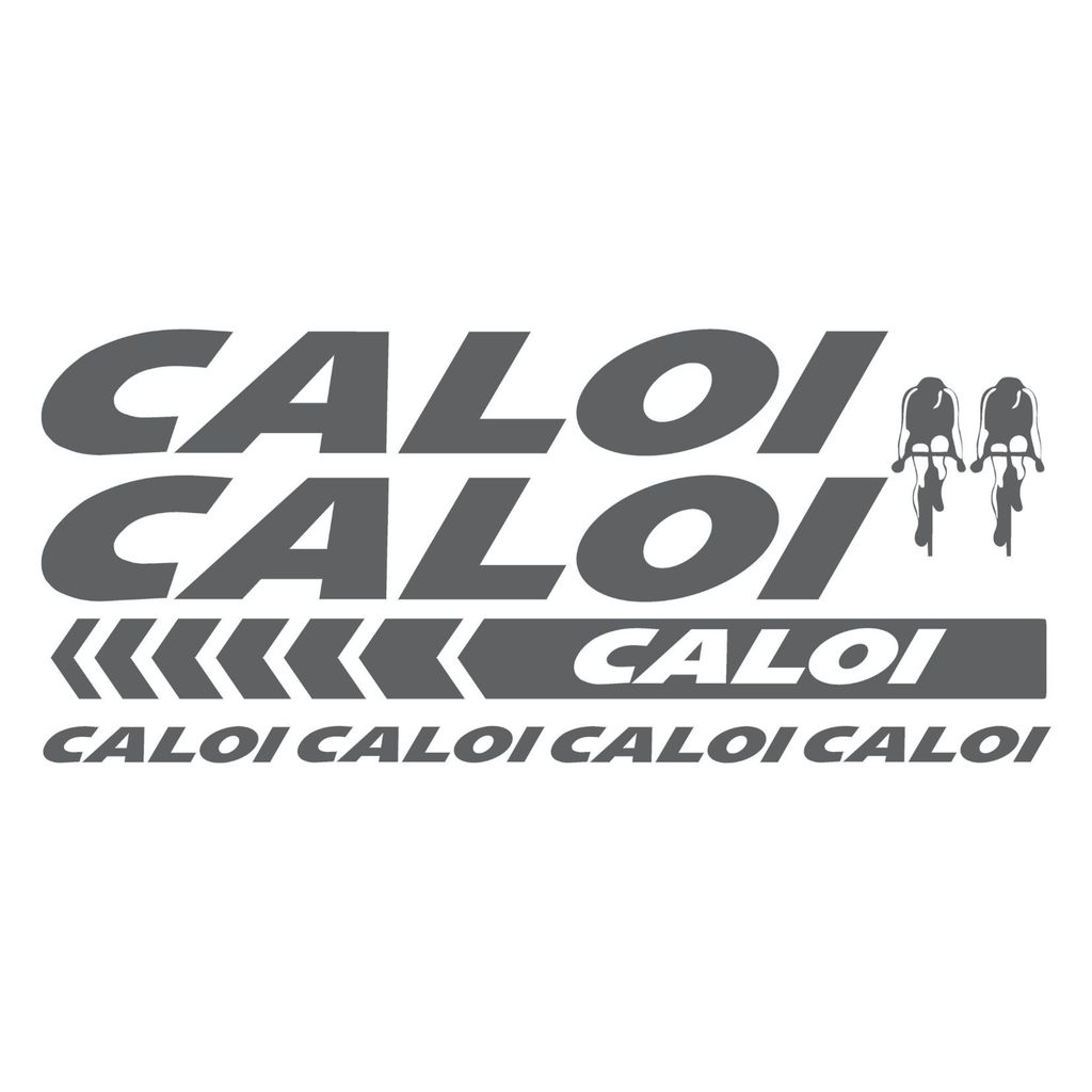 Adesivo de Quadro Caloi Grafite Bicicleta Mountain Bike Plotter