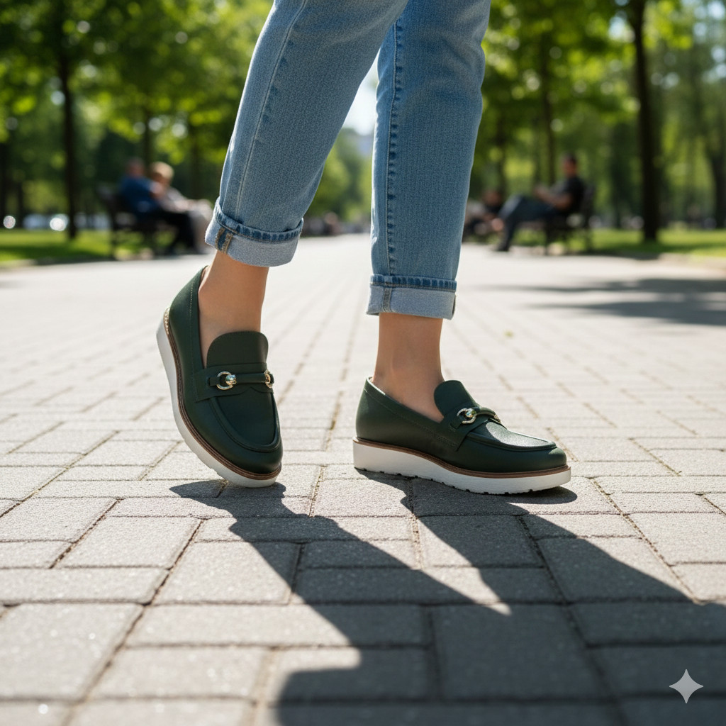 Sapato Mocassim Modare Feminino Original Fivela UltraConforto Sola Alta Leve