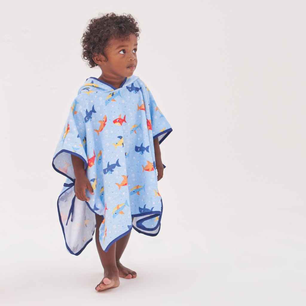 Toalha Poncho Infantil com Capuz Baby Joy