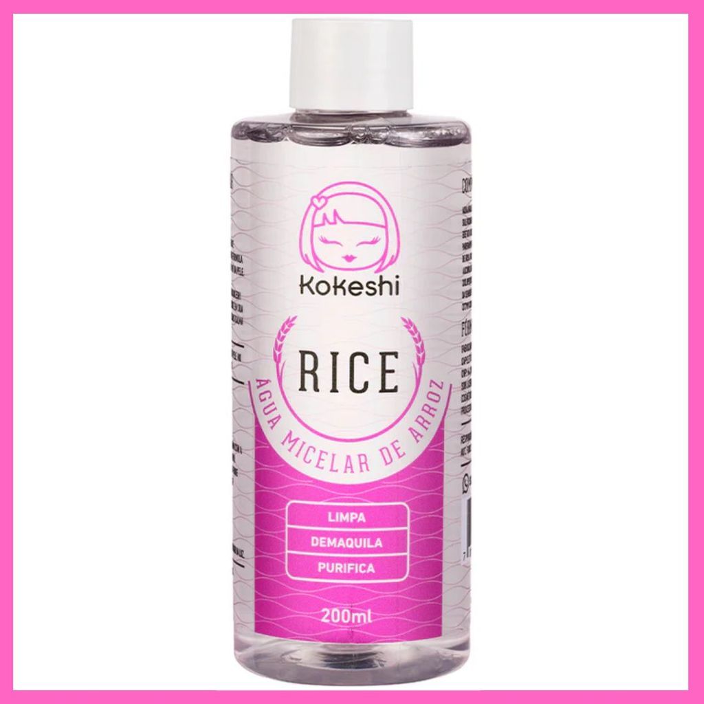 Rice - Água Micelar de Arroz Kokeshi em Oferta na Shopee