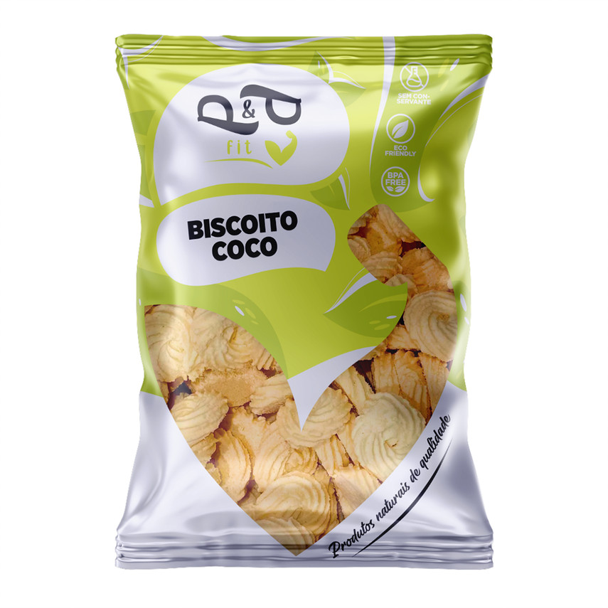 Biscoito Amanteigado Coco 300g P&P
