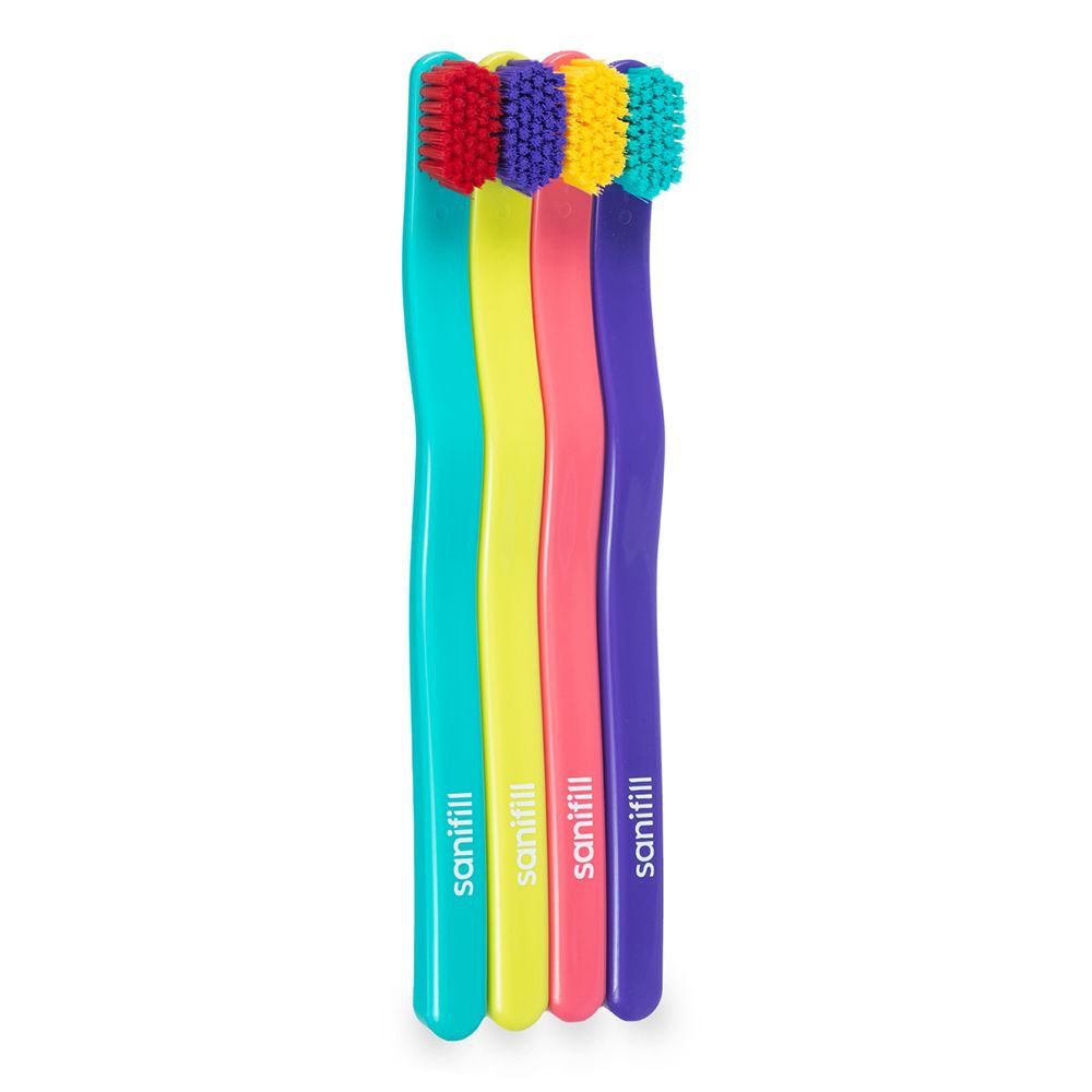 Detalhes do Escova de Dente Sanifill Infinite Leve 3 Pague 2 - Cerdas Extramacias – Cores Sortidas