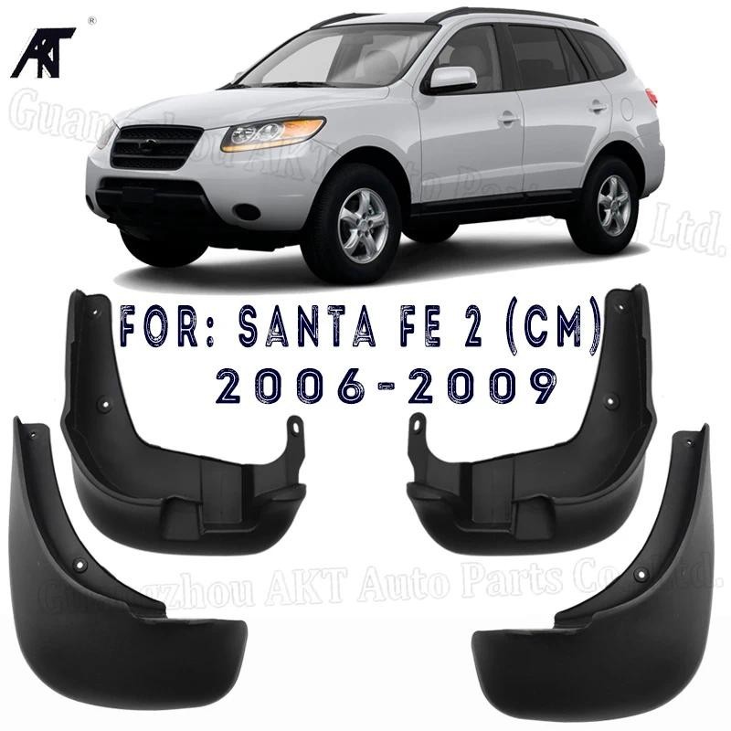 4 Pçs/SET Dianteiro & Traseiro Mud Flaps Respingo Guardas Para Hyundai Santa Fe 2.7 V6 2006 2007 2008 2009 SANTAFE
