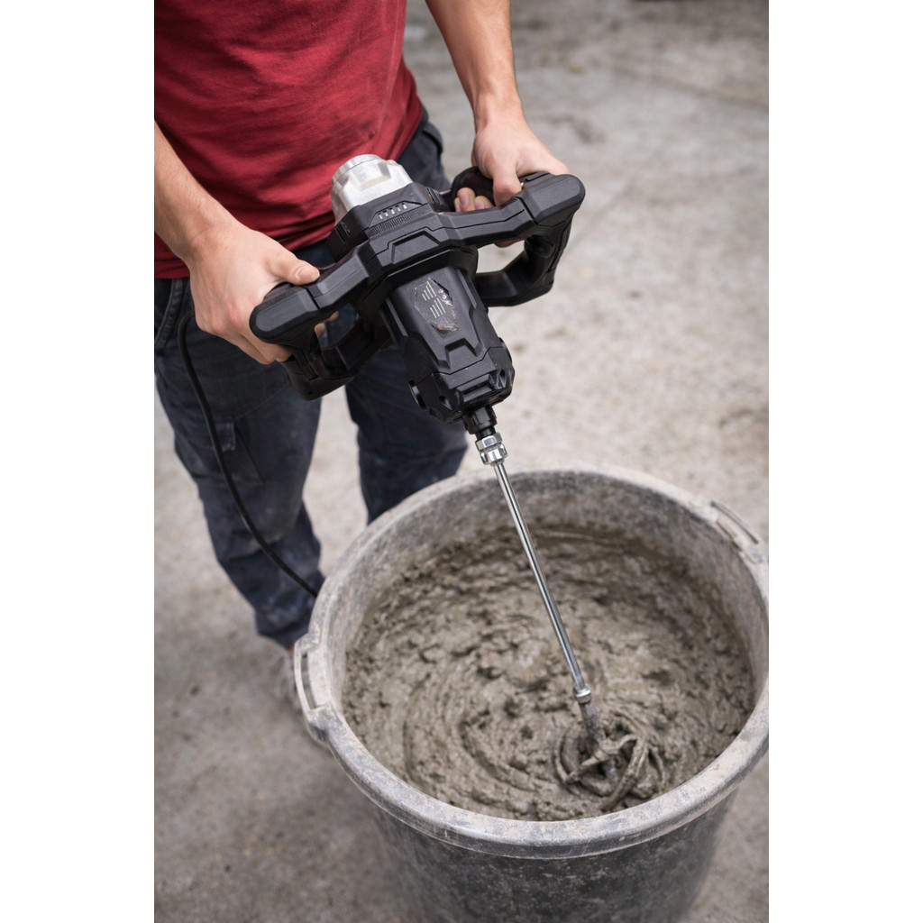 Misturador Elétrico Profissional 1500W 110V para Argamassa Tinta Cimento Gesso – Alta Potência em Oferta na Shopee