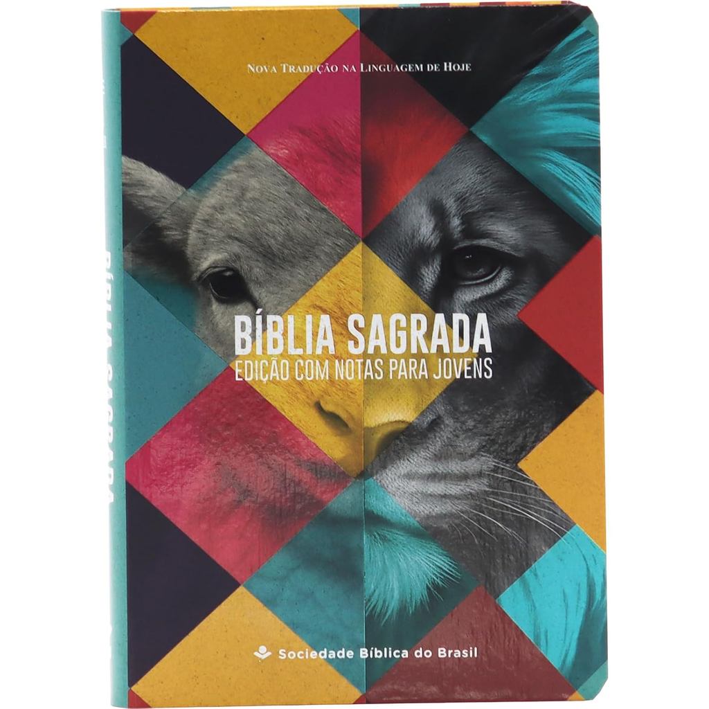 Bíblia Sagrada NTLH Edição com Notas para Jovens | Capa Dura | Leão